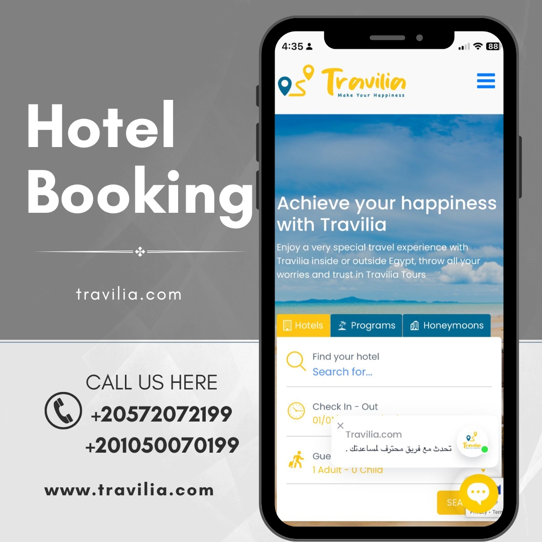How can I book a hotel in Egypt?